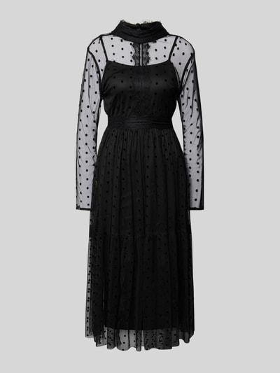 LACE & BEADS Cocktailkleid mit Spitzenbesatz Black 2