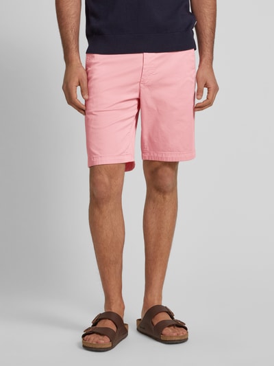 BOSS Orange Slim Fit Chino-Shorts mit Gürtelschlaufen Pink 4