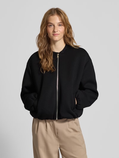 Only Bluza rozpinana o kroju comfort fit z obniżonymi ramionami Czarny 4