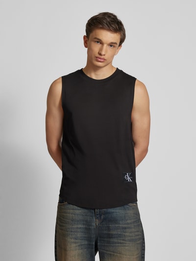 Calvin Klein Jeans Tanktop met labelpatch Zwart - 4