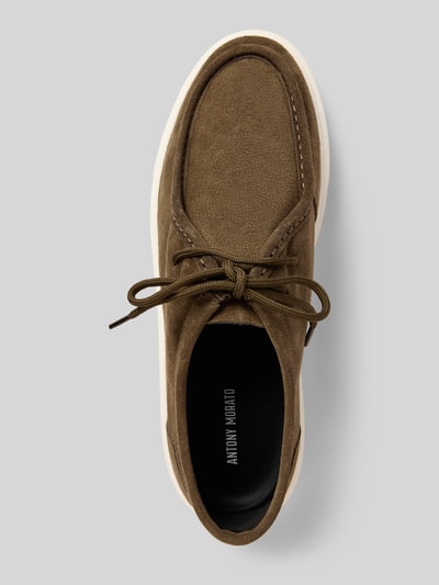Antony Morato Ledersneaker mit Ziernaht Modell 'NICHOLAS' Taupe 3