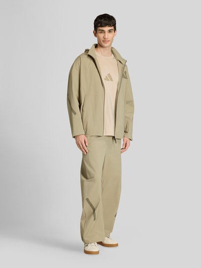 adidas Sportswear Regular Fit Trainingshose Modell 'Z.N.E. WOVEN' Khaki 1