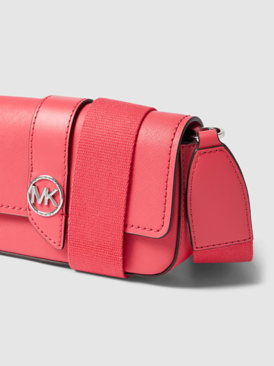 MICHAEL Michael Kors Schoudertas met labeldetail, model 'GREENWICH' Felroze - 3