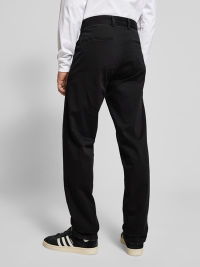 Jack & Jones Regular fit chino met ceintuurlussen, model 'KANE' Zwart - 5