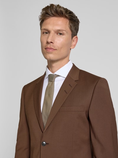 Tiger Of Sweden Slim Fit 2-Knopf-Sakko mit Pattentaschen Modell 'Jamie' Mittelbraun 3