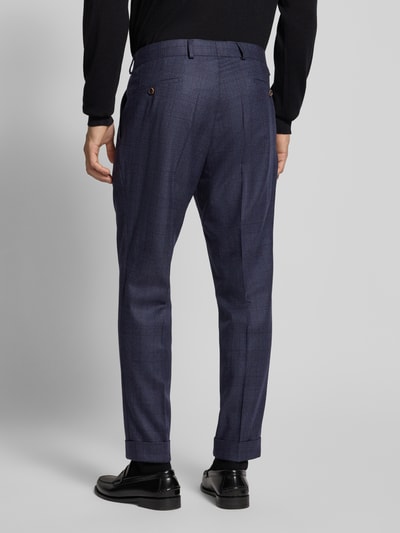 Carl Gross Slim Fit Anzughose aus reiner Schurwolle Modell 'Tillo' Marine 5