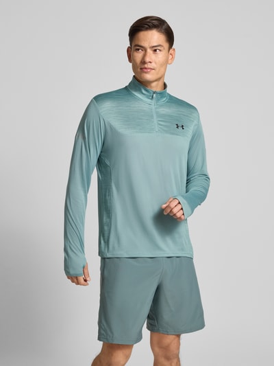Under Armour Sweatshirt met opstaande kraag Mintgroen - 4