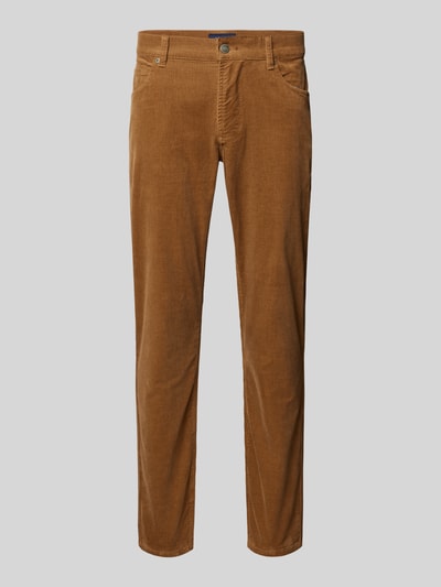 Christian Berg Men Stoffhose mit 5-Pocket-Design Camel 1