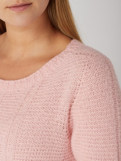 Marc Cain Pullover aus Kaschmir-Seide-Mix Rosa 5