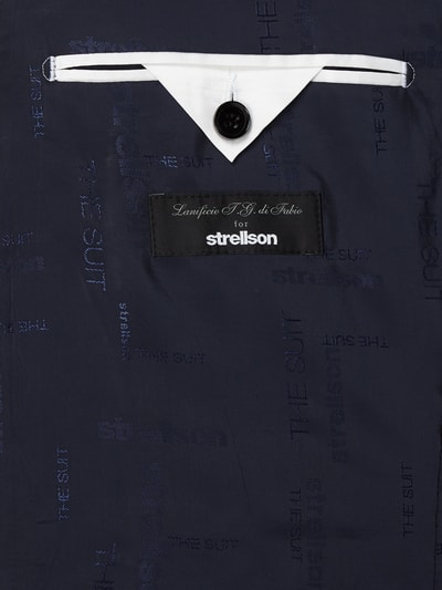 Strellson Slim Fit 2-Knopf-Sakko mit Fensterkaro Mittelgrau 6