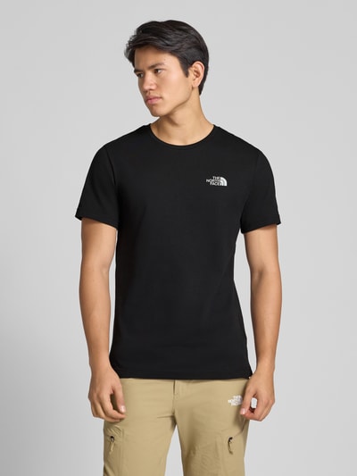 The North Face T-shirt z nadrukiem z logo Czarny 5