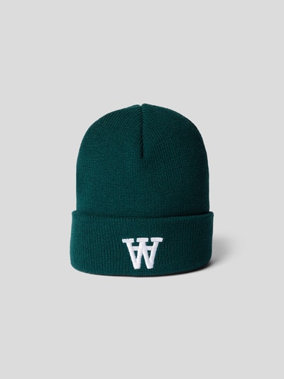 WOOD WOOD Beanie aus Merinowolle Grün 4
