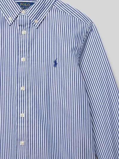 Polo Ralph Lauren Teens Regular fit vrijetijdsoverhemd met button-downkraag Marineblauw - 2