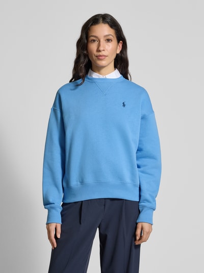 Polo Ralph Lauren Oversized sweatshirt met labelstitching Blauw - 4