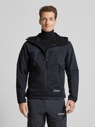Berghaus Jacke mit Label-Patch Modell 'Benwell' Black 4