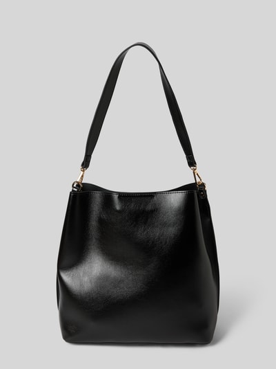 Seidenfelt Handtasche mit Schulterriemen Modell 'ALUNDA HOBO' Black 4