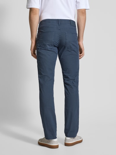 Brax Broek met steekzakken, model 'Cadiz' Marineblauw - 5