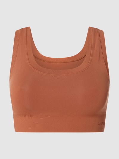 Saisei Bustier mit Stretch-Anteil Mittelbraun 2