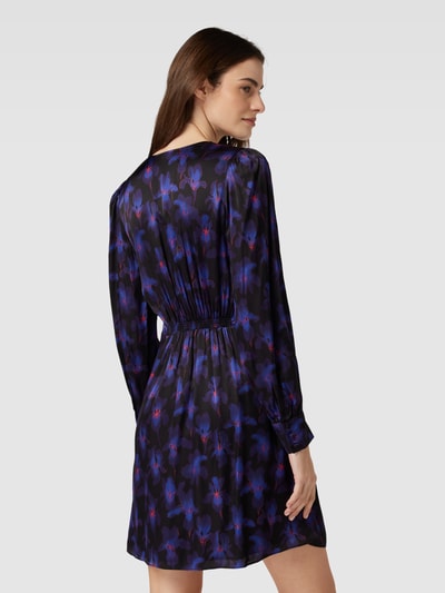 THE KOOPLES Mini-jurk met bloemenmotief Blauw - 5