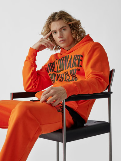 Billionaire boys club top hoodie orange