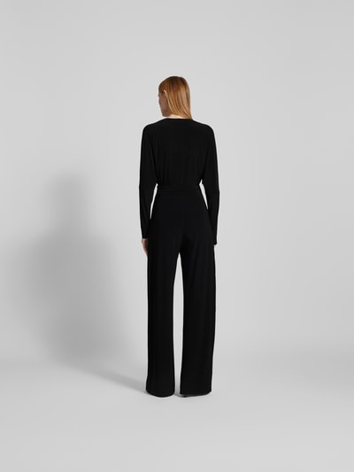 Norma Kamali Jumpsuit mit V-Ausschnitt Black 5