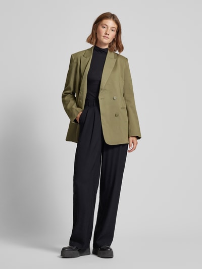 LeGer by Lena Gercke Blazer met reverskraag, model 'Anian' Kaki - 1