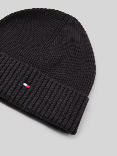 Tommy Hilfiger Muts van een mix van katoen en kasjmier  Zwart - 2