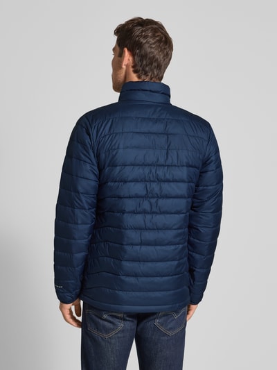 COLUMBIA Steppjacke mit Label-Print Marine 5