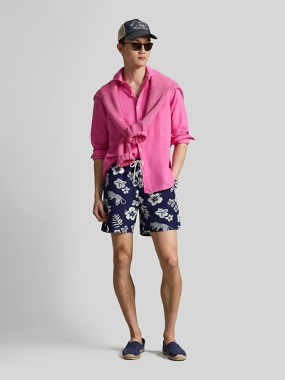 Polo Ralph Lauren Regular Fit Badehose mit Tunnelzug Marine 1