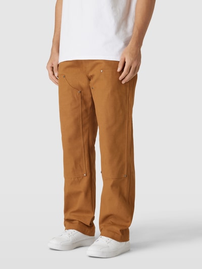 Dickies Broek met siernaden, model 'DICKIES DUCK' Cognac - 4