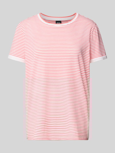 BOSS T-Shirt mit Rundhalsausschnitt Modell 'EMASA' Pink 2