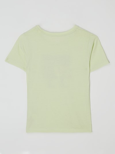 Tom Tailor T-shirt met print Lichtgeel - 3