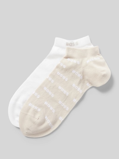 BOSS Socken mit Label-Details im 2er-Pack Beige 1