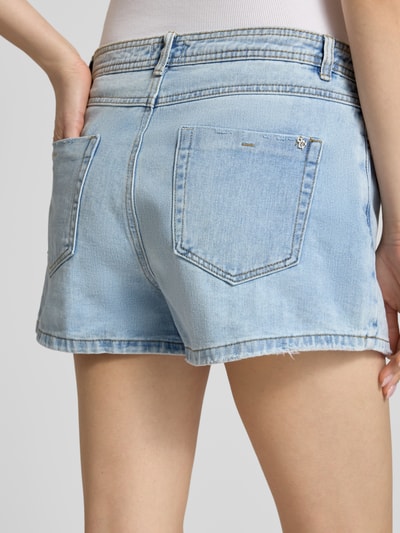 ONLY Regular Fit Jeansskort aus reiner Baumwolle Modell 'LESLY' Jeansblau Melange 3