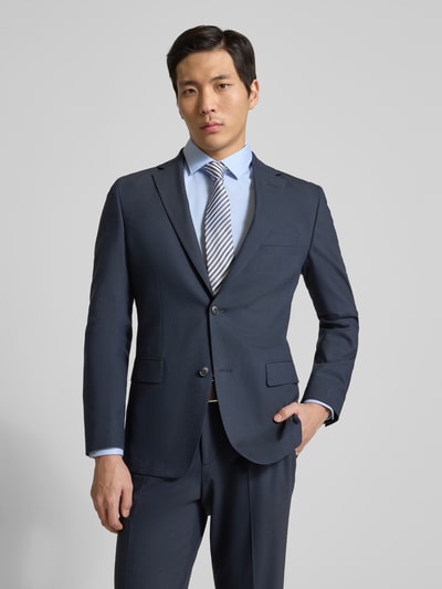 BOSS Slim Fit Kurzblazer mit Schurwoll-Anteil Modell 'P-HUGE' Marine 4