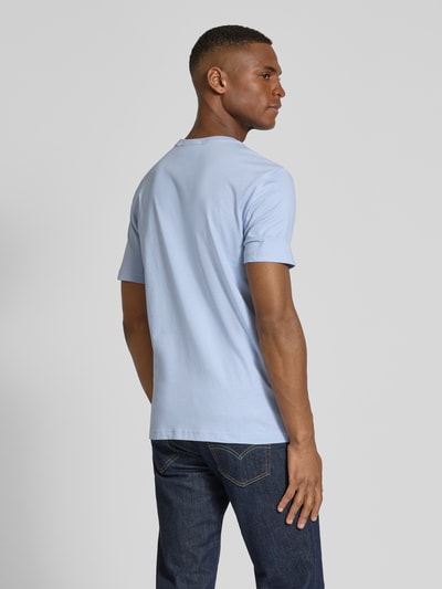 CK Calvin Klein Regular Fit T-Shirt aus reiner Baumwolle Hellblau 5