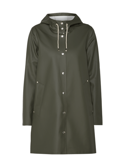 STUTTERHEIM Regenmantel mit Kapuze Oliv 2