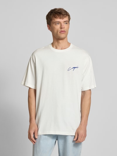 Only & Sons T-Shirt mit Stitching-Detail Modell 'MILO' Offwhite 4