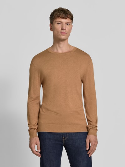 MCNEAL Strickpullover mit geripptem Rundhalsausschnitt Hazel Melange 4