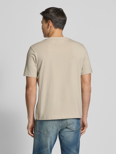 BOSS Orange Regular Fit T-Shirt aus Baumwoll-Mix Sand 5