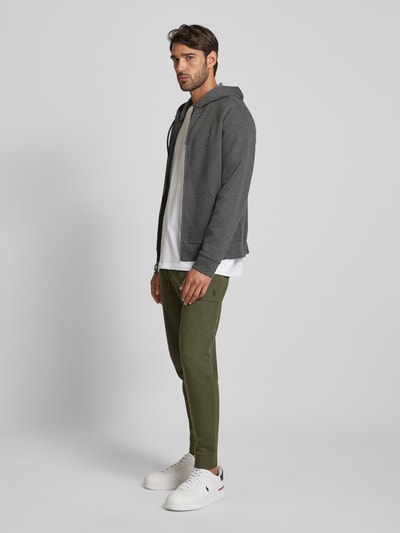 Polo Ralph Lauren Slim fit sweatpants met opgestikte zakken Olijfgroen gemêleerd - 1