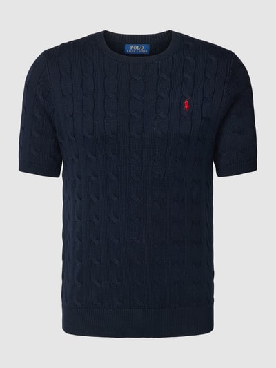 Polo Ralph Lauren Gebreid shirt met kabelpatroon Marineblauw - 2