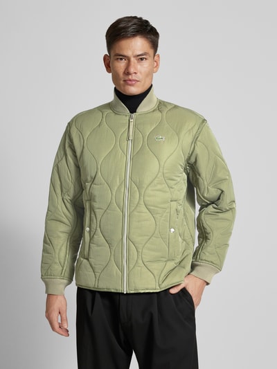 Lacoste Blouson mit Stehkragen Oliv 4