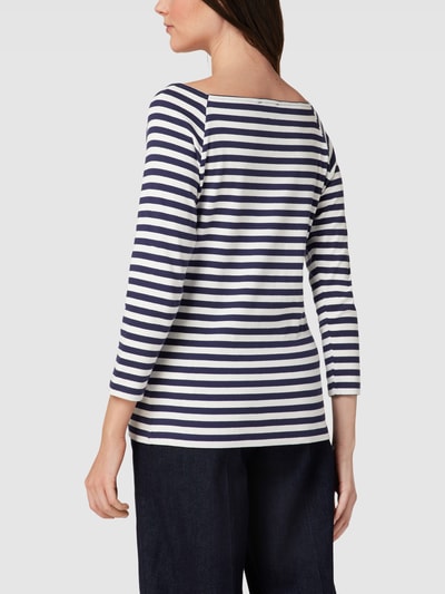 Tom Tailor Longsleeve mit U-Boot-Ausschnitt Marine 5