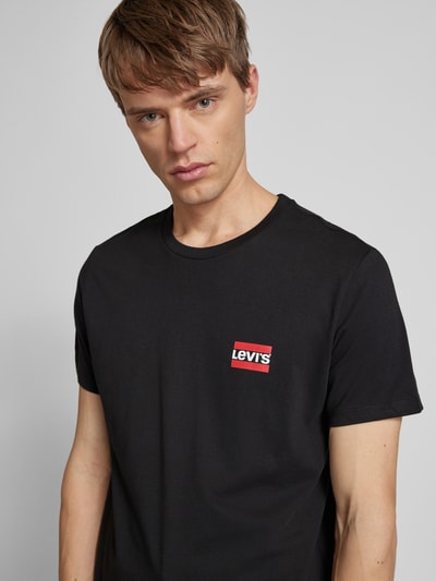 Levi's® T-Shirt aus reiner Baumwolle im 2er-Pack Black 3