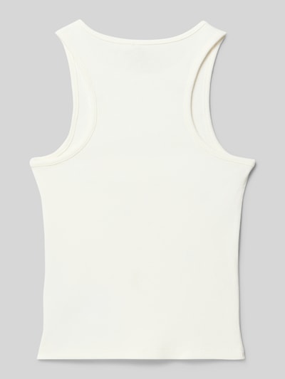 ONLY Slim fit tank top van katoenmix model 'JILLY' Wit - 3