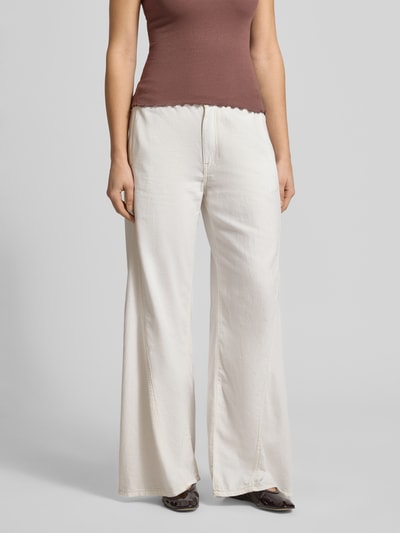 GUESS Jeans Wide Leg Jeans mit Tunnelzug Weiss 4
