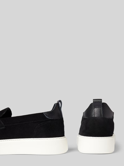 Antony Morato Loafers aus Leder mit Label-Patch Modell 'METAL ROWAN' Black 2