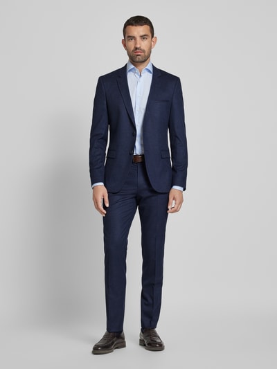 HUGO Slim fit pantalon met klepzakkn, model 'Arti/Hesten' Marineblauw - 1