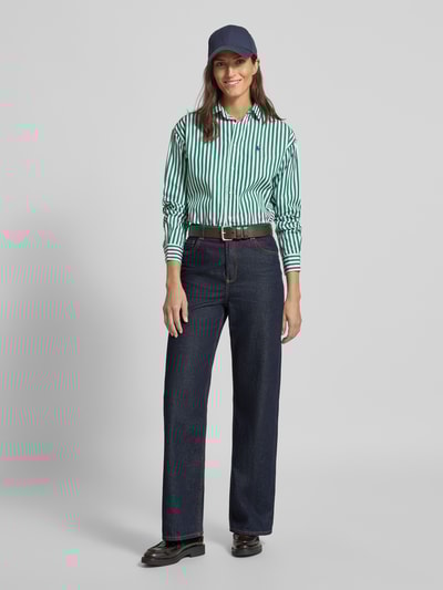 Polo Ralph Lauren Overhemdblouse met knoopsluiting Lichtgroen gemêleerd - 1